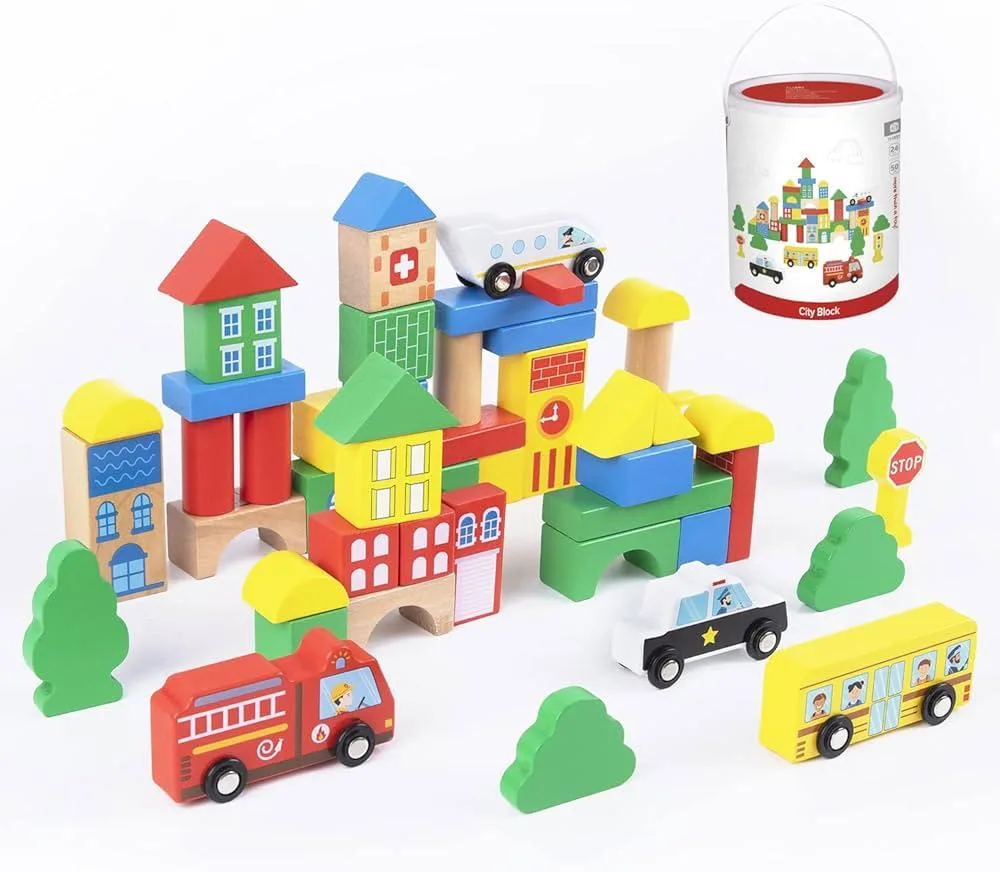 Tookyland wooden city building blocks