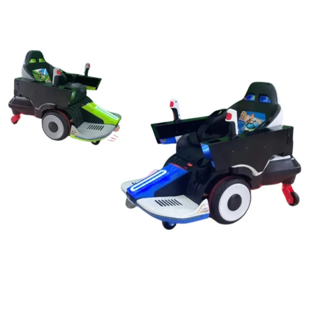 Children's Drift Car Four-wheel Balance Remote Control Stroller Ride-On