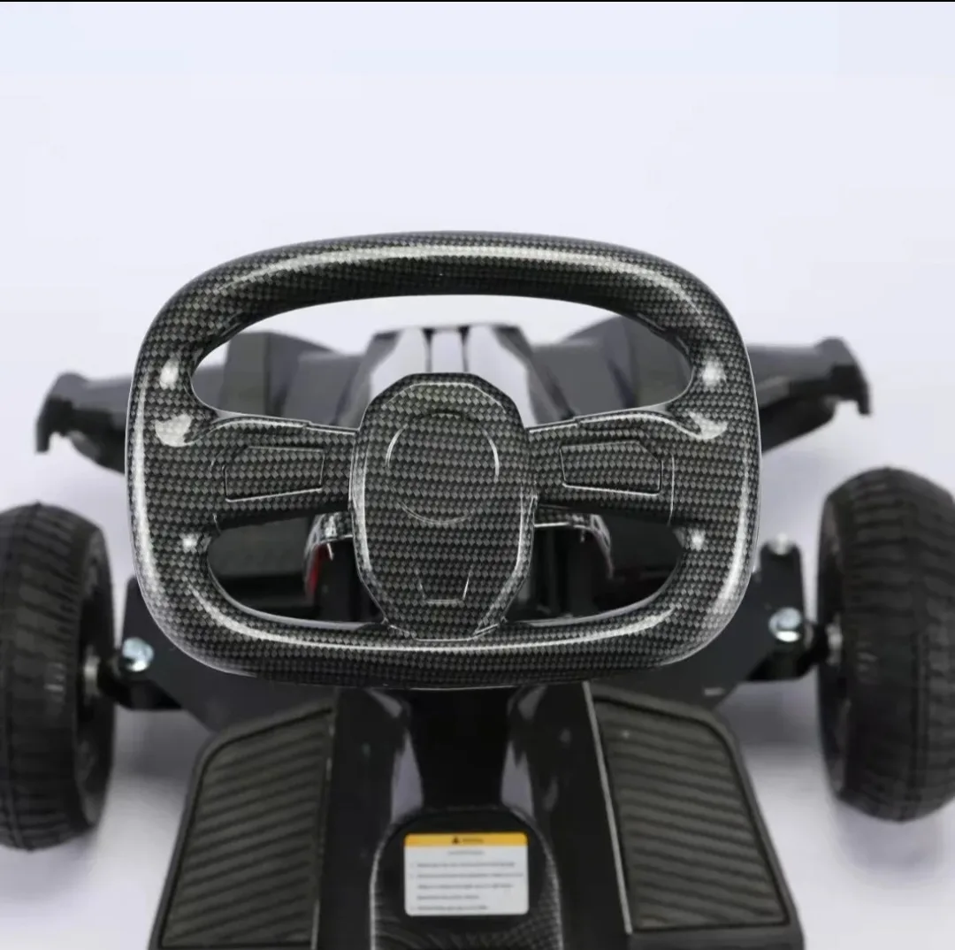 Adjustable Length 4 Wheel Electric Go Cart for Kids 36V Fast Go Kart