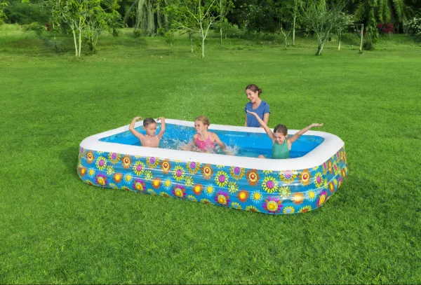 Bestway Happy Flora 3.05 m×1.83m×56cm Inflatable Family Pool