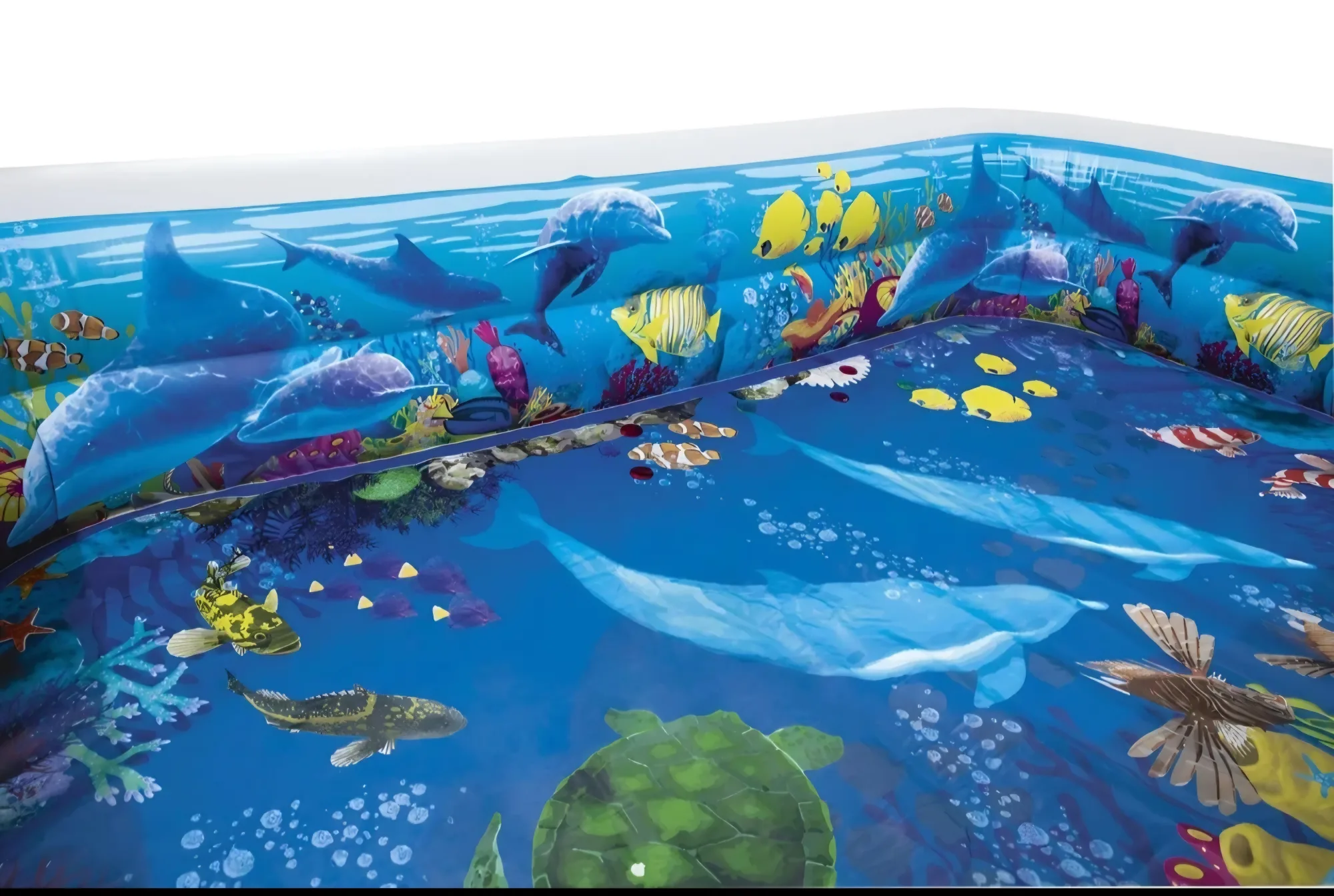 Bestway 54177 3D Undersea Adventure Inflatable Pool Above Ground Pool Kid Pools