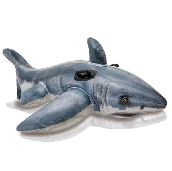 Intex 57525 Great White Shark Ride-on Children Toy with 2 Heavy Duty Handles