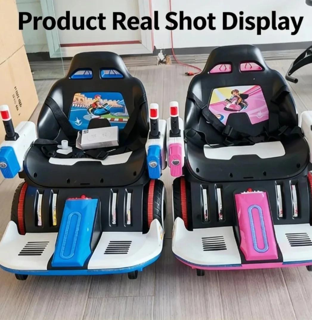Children's Drift Car Four-wheel Balance Remote Control Stroller Ride-On