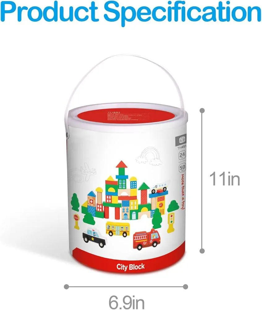 Tookyland wooden city building blocks